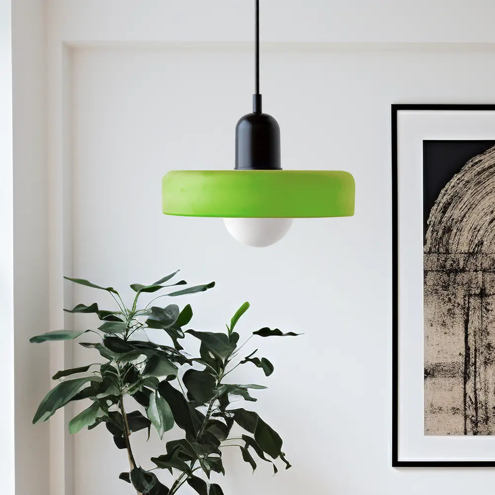 Lampe Suspendue en Verre Coloré Mellan | Sita