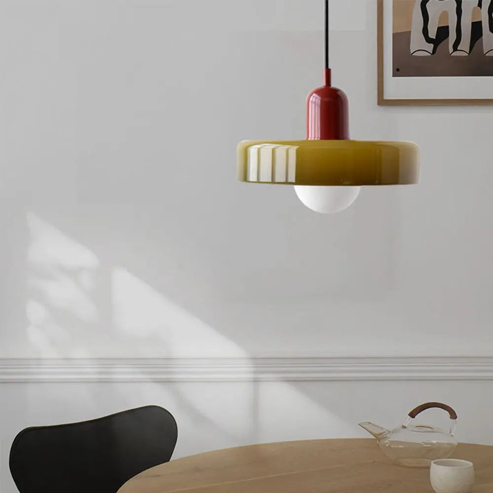 Lampe Suspendue en Verre Coloré Mellan | Sita