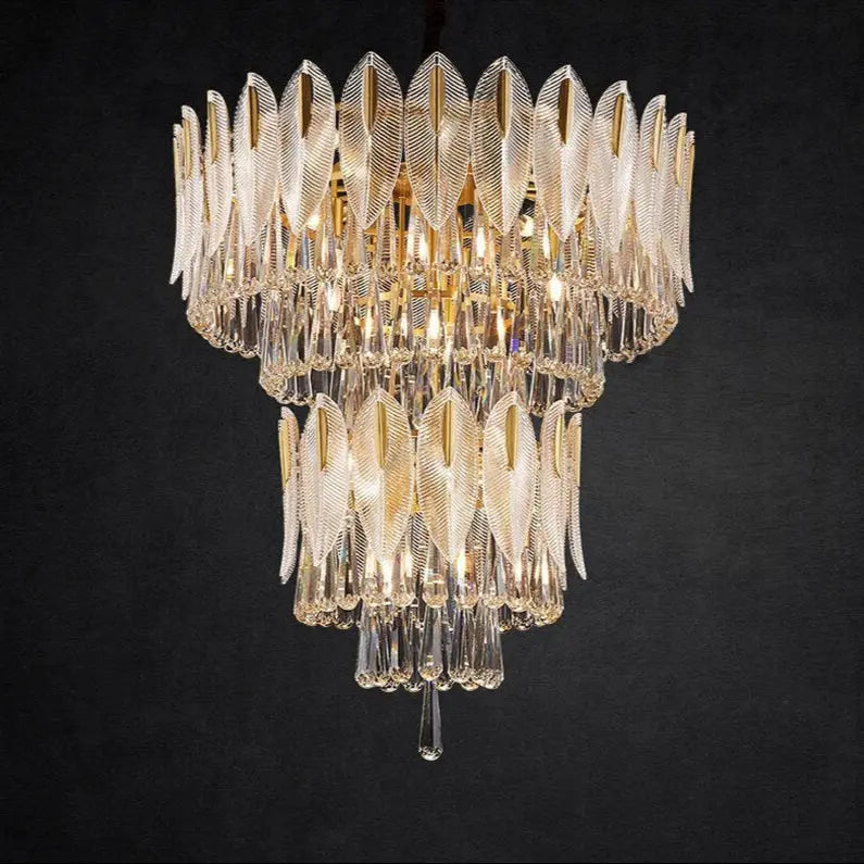 Lustre Suspension en Cristal Élégant | Olo