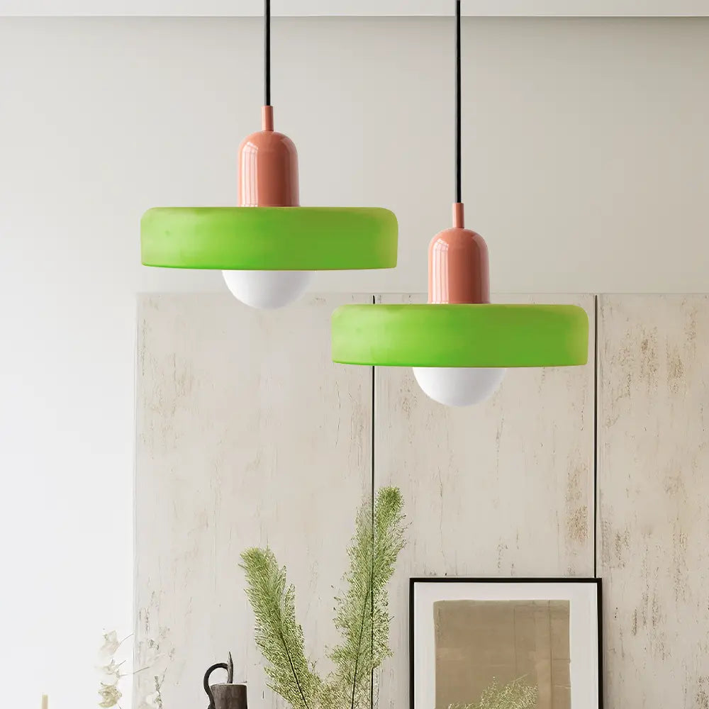 Lampe Suspendue en Verre Coloré Mellan | Sita