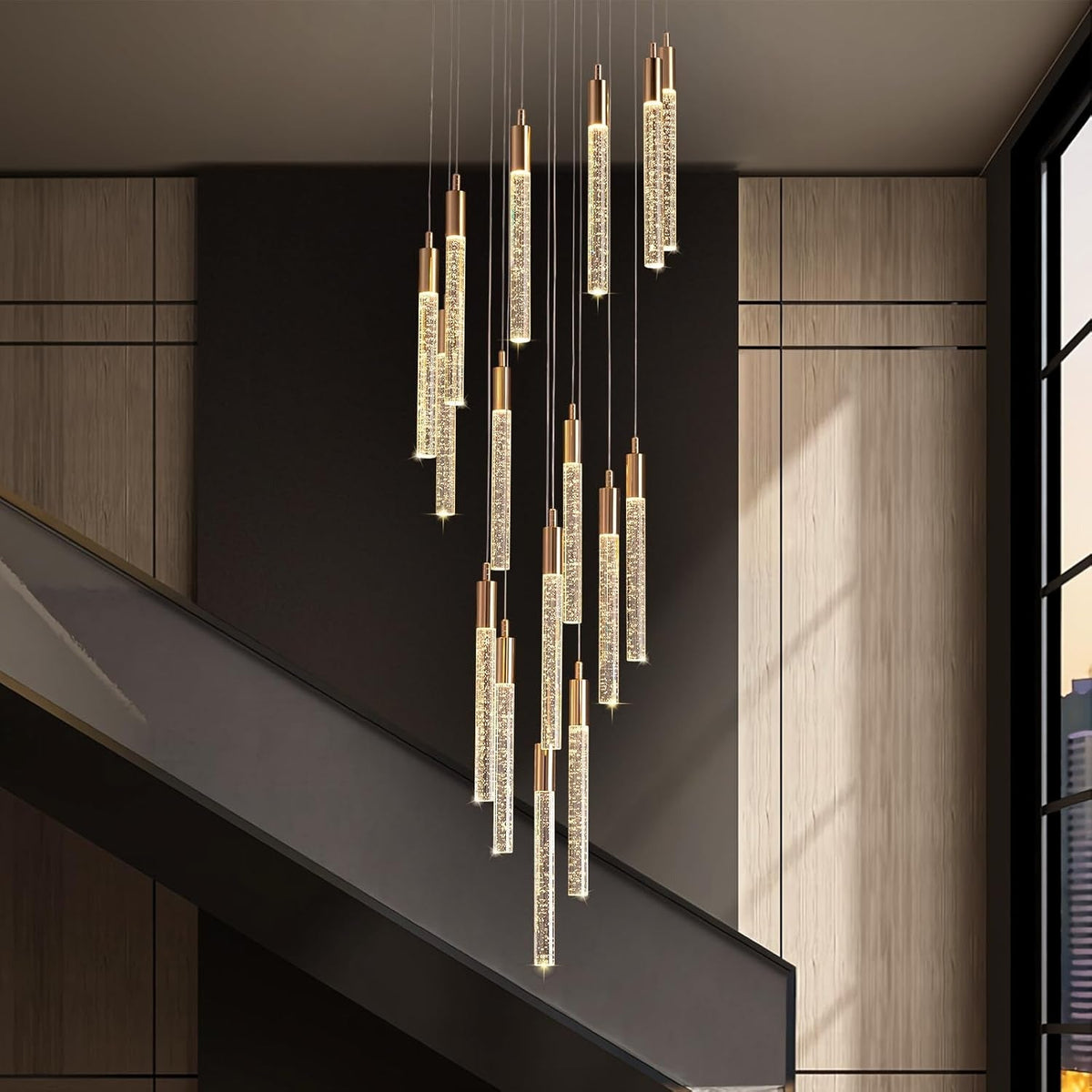 Lustre 25 Lumières Plafond Haut | Bera
