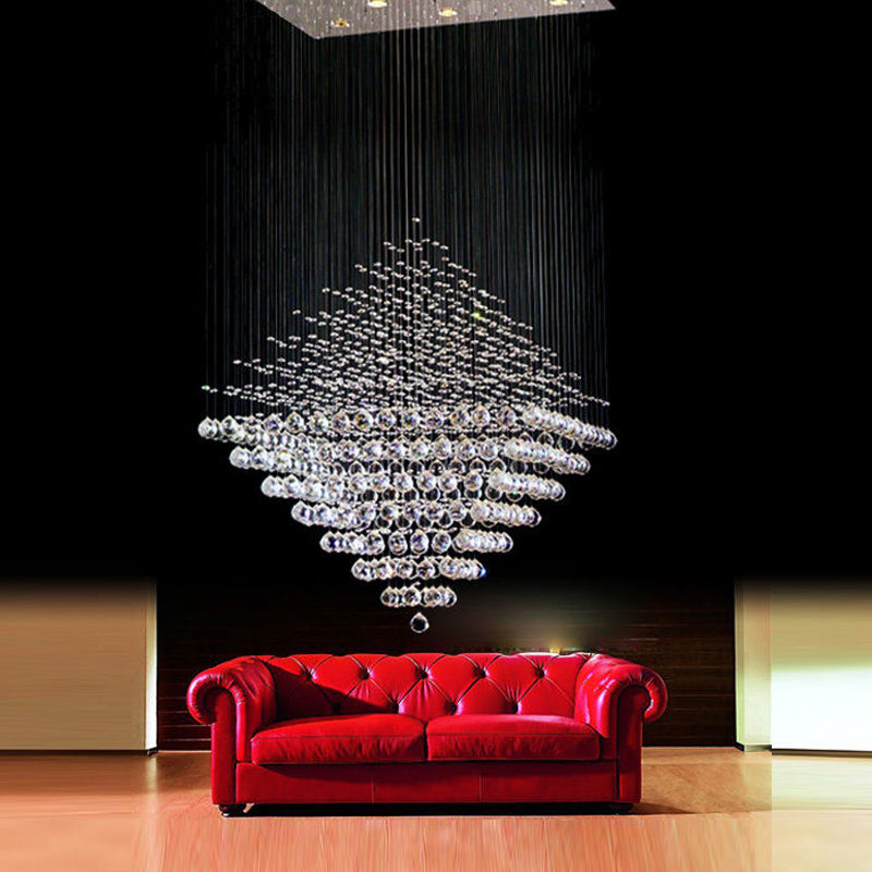 Lustre Diamant Cristal Chrome | Nata