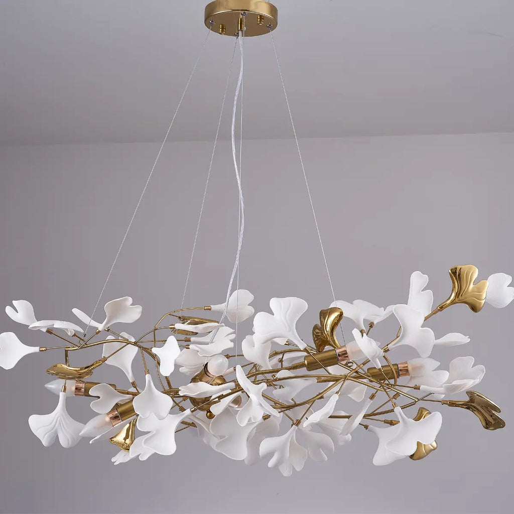 Lustre Feuilles en Céramique et Métal | Beli