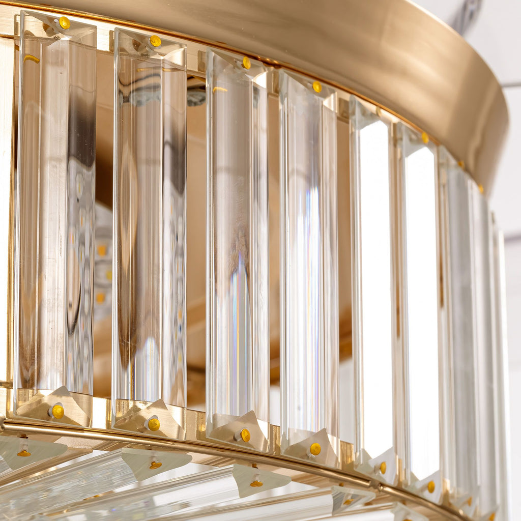 Plafonnier Ventilateur en Cristal | Uka