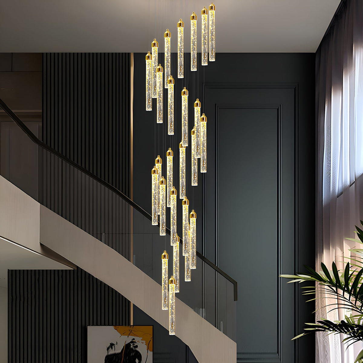 Lustre 25 Lumières Plafond Haut | Bera