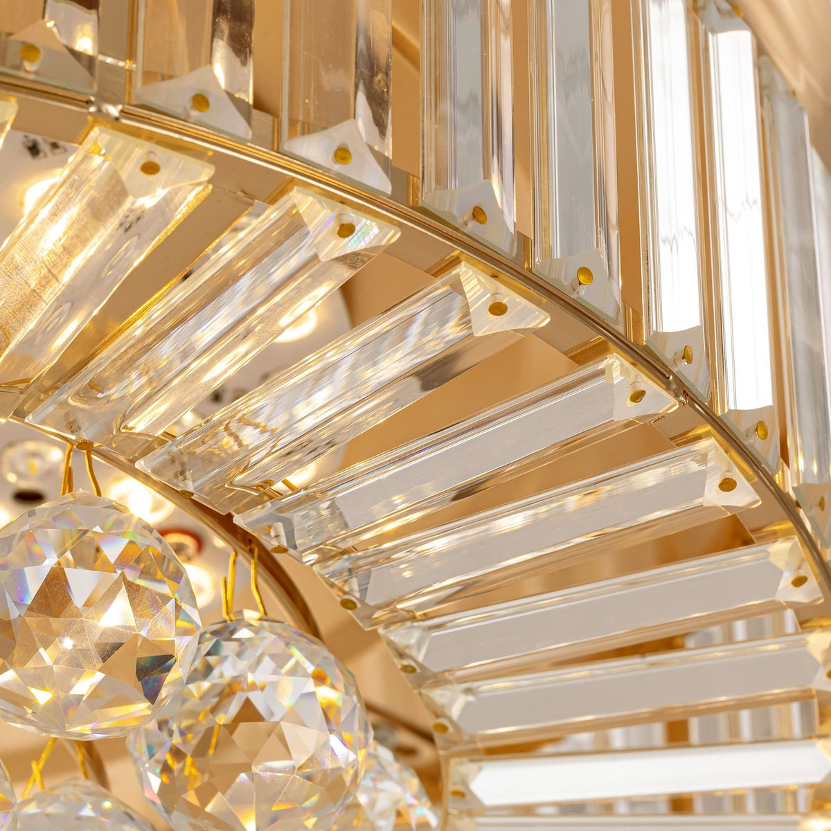 Plafonnier Ventilateur en Cristal | Uka