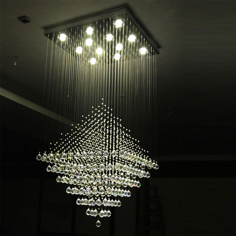 Lustre Diamant Cristal Chrome | Nata