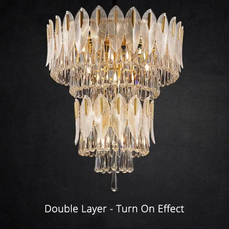 Lustre Suspension en Cristal Élégant | Olo