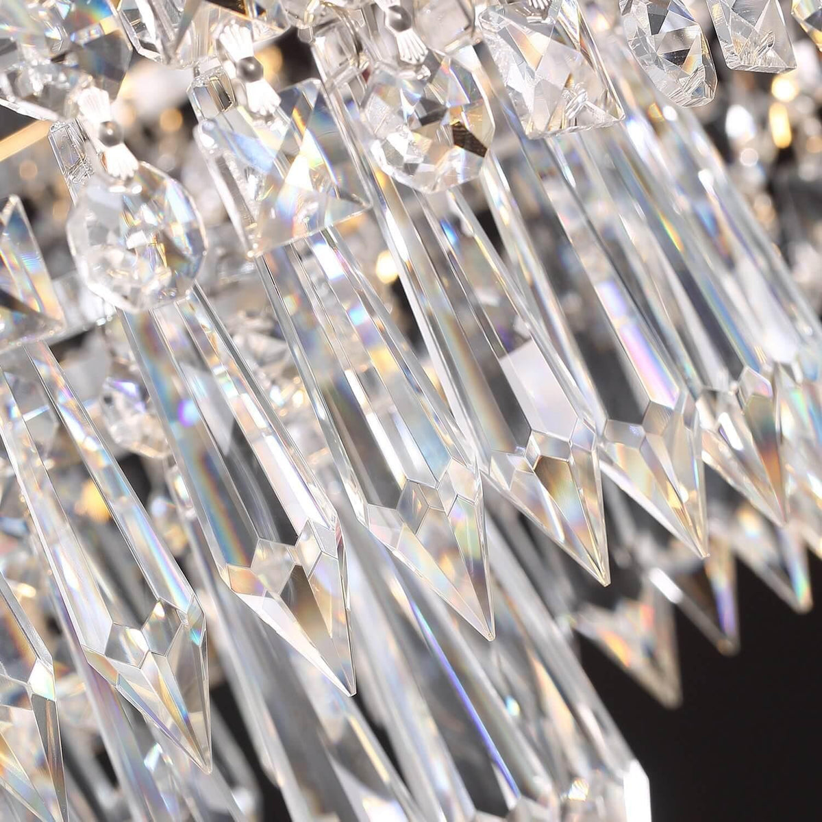 Plafonnier Ventilateur Cristal Argenté | Malo