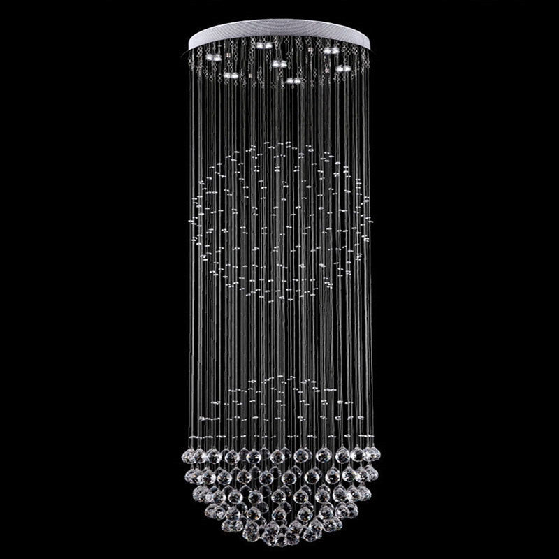 Lustre Double Sphère Cristal K9 | Ala
