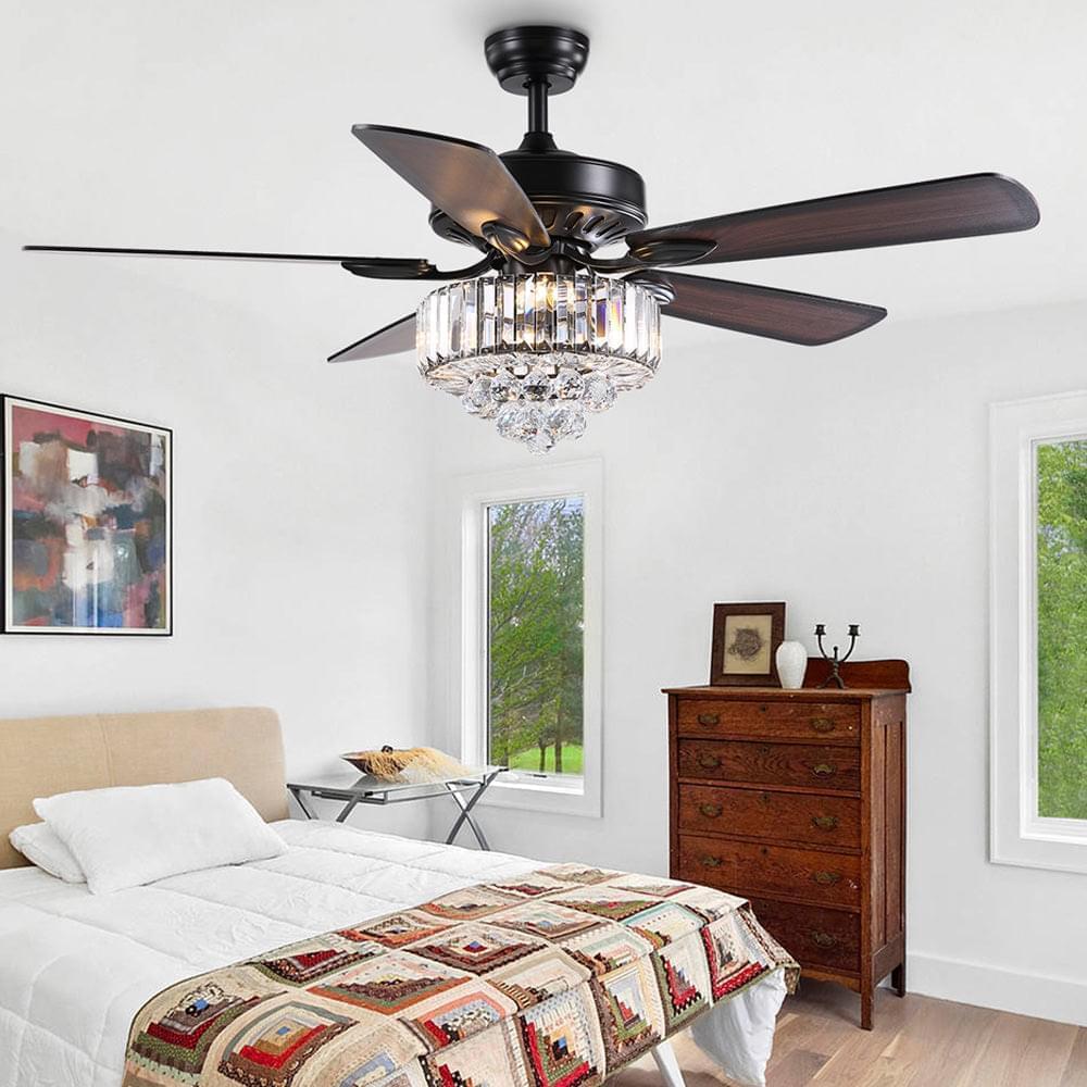 Plafonnier Ventilateur Cristal | Lola