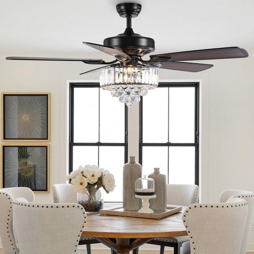 Plafonnier Ventilateur Cristal | Lola