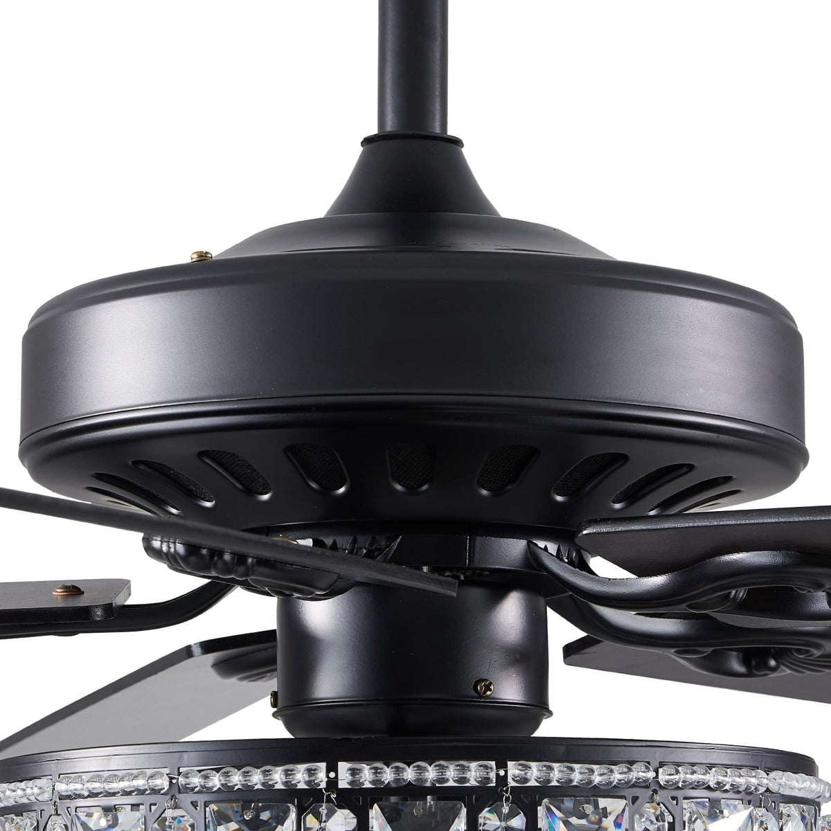 Plafonnier Ventilateur Tambour Noir | Tiva