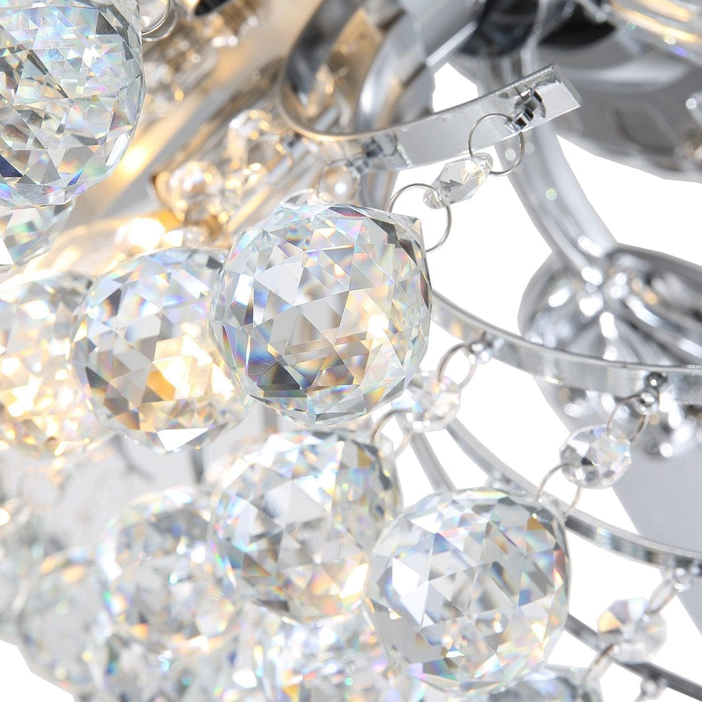 Plafonnier Ventilateur Cristal Gouttes | Ceva