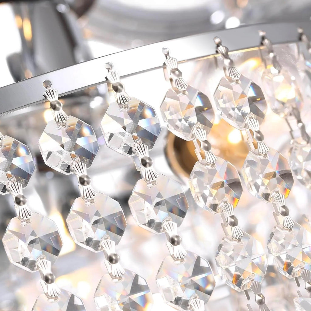 Plafonnier Ventilateur Cascade Cristal | Alio