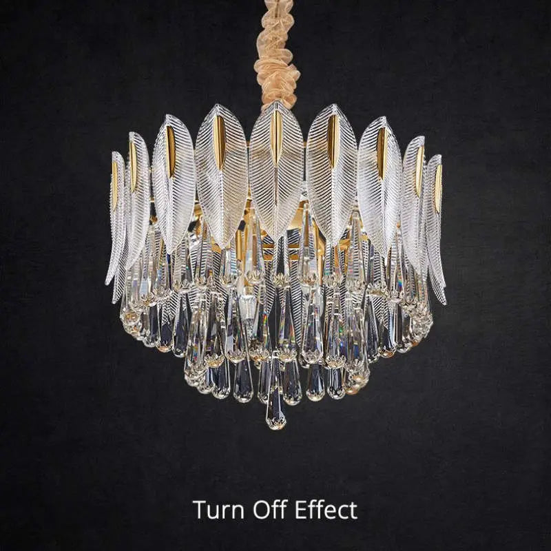 Lustre Suspension en Cristal Élégant | Olo