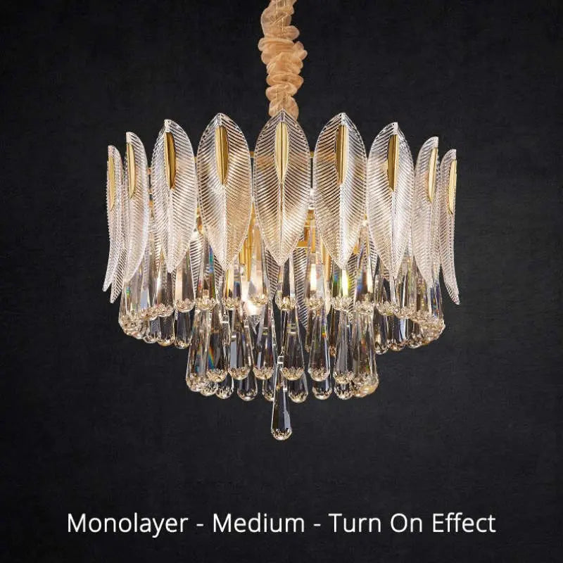 Lustre Suspension en Cristal Élégant | Olo