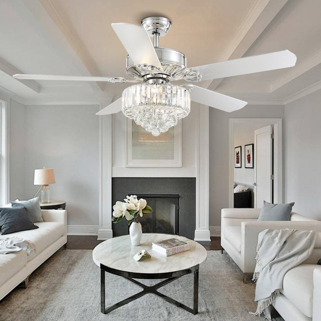 Plafonnier Ventilateur Cristal | Lola