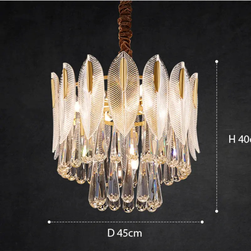 Lustre Suspension en Cristal Élégant | Olo