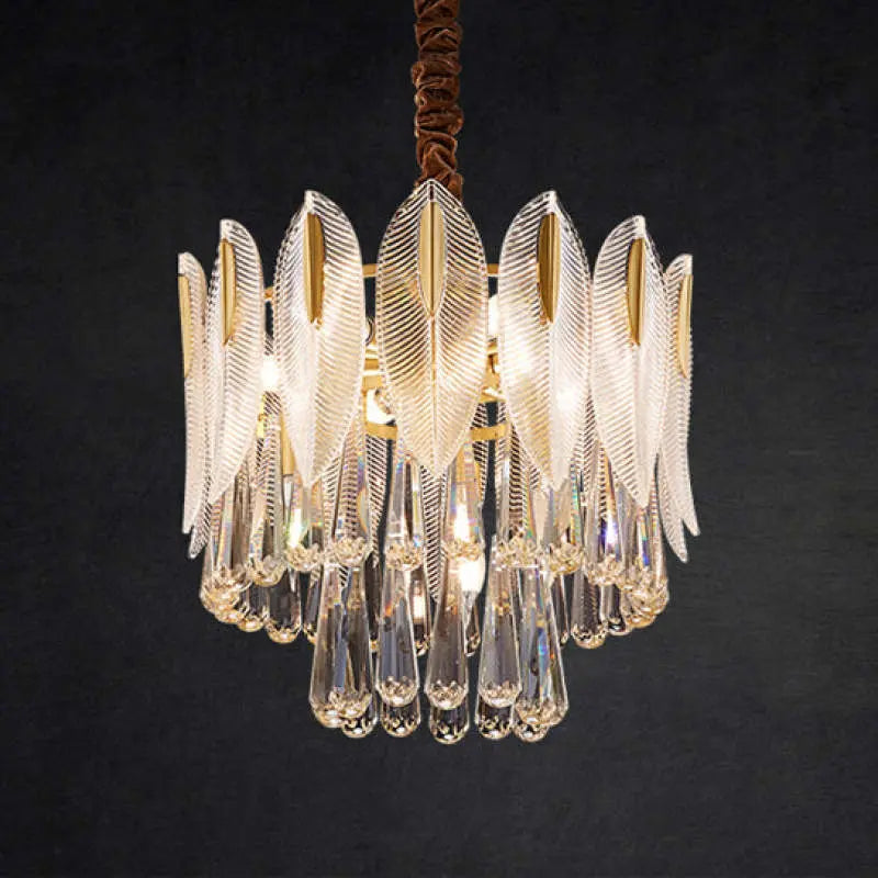 Lustre Suspension en Cristal Élégant | Olo