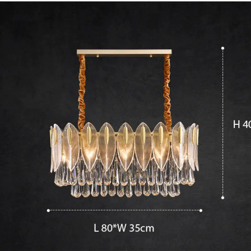 Lustre Suspension en Cristal Élégant | Olo