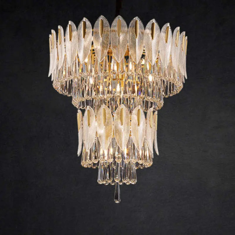 Lustre Suspension en Cristal Élégant | Olo