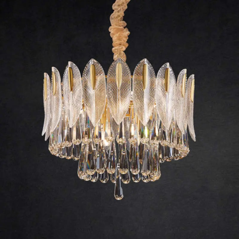 Lustre Suspension en Cristal Élégant | Olo