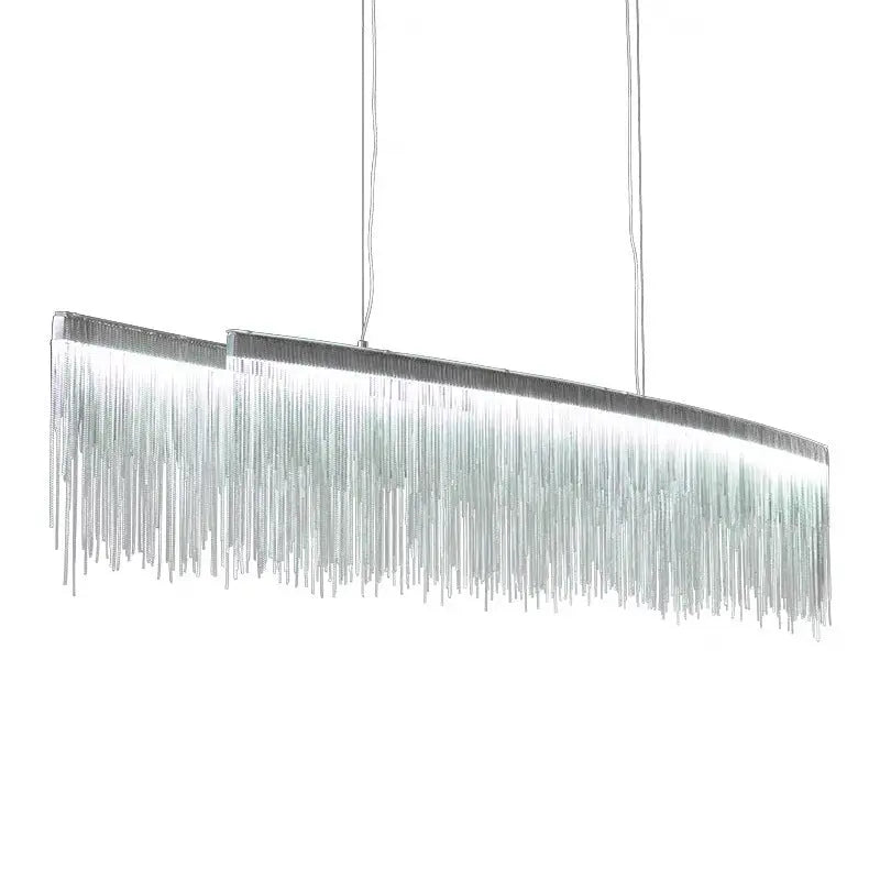 Lustre Moderne en Métal Doré ou Chromé | Luri