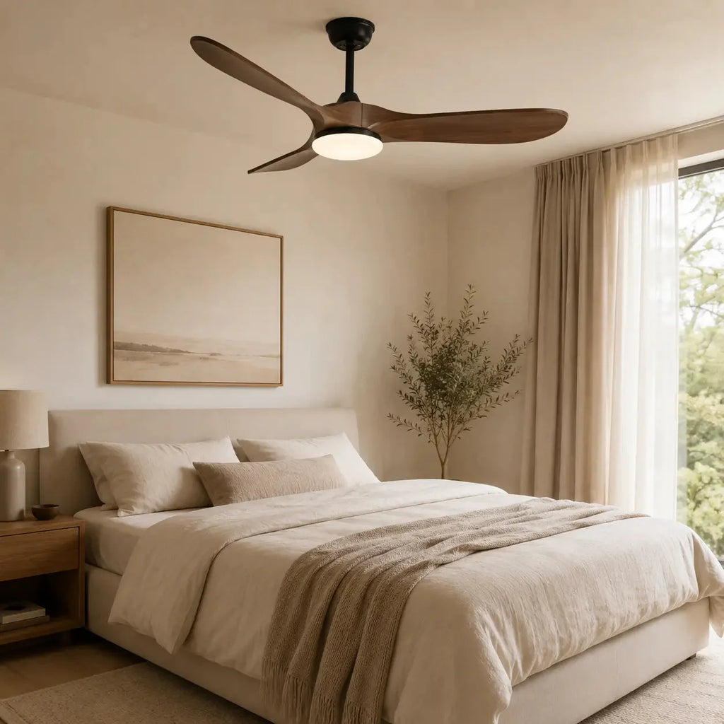 Ventilateur de Plafond Bois Noir | Calio