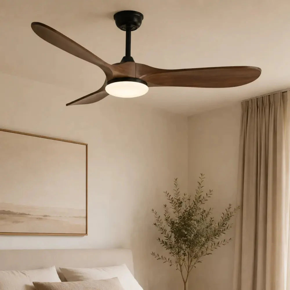Ventilateur de Plafond Bois Noir | Calio