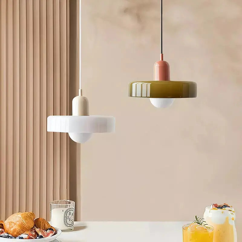 Lampe Suspendue en Verre Coloré Mellan | Sita