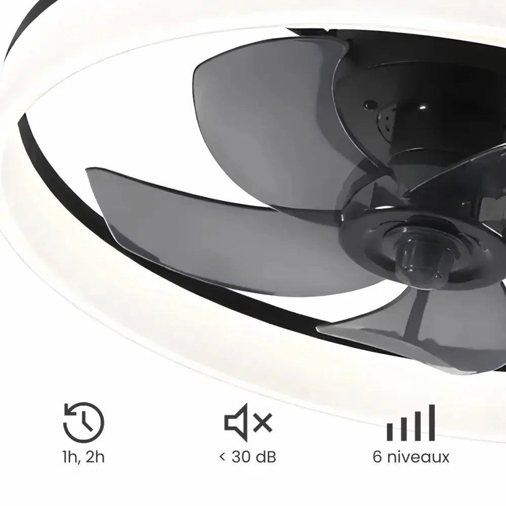 Ventilateur de Plafond Design LED | Aroa
