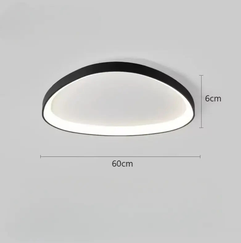 Plafonnier LED Rond Design Épuré | Rika