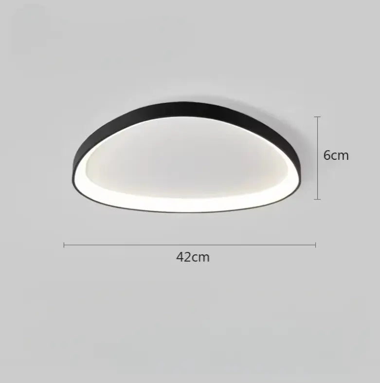 Plafonnier LED Rond Design Épuré | Rika