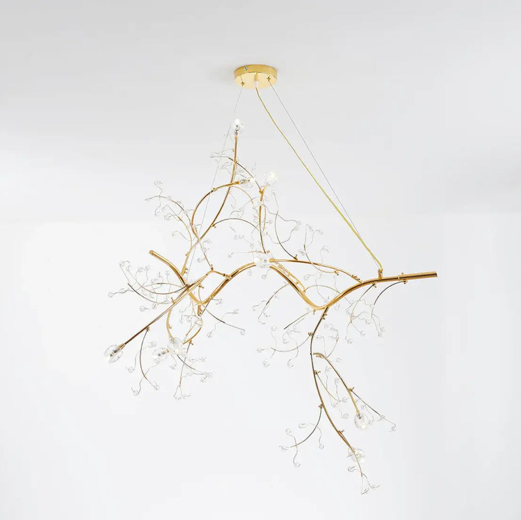 Lustre Verre Artistique en Métal | Yara