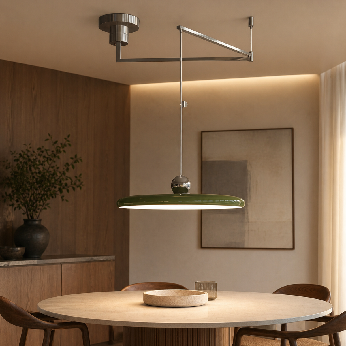 Lampe Suspendue LED à Bras Articulé | Zoli