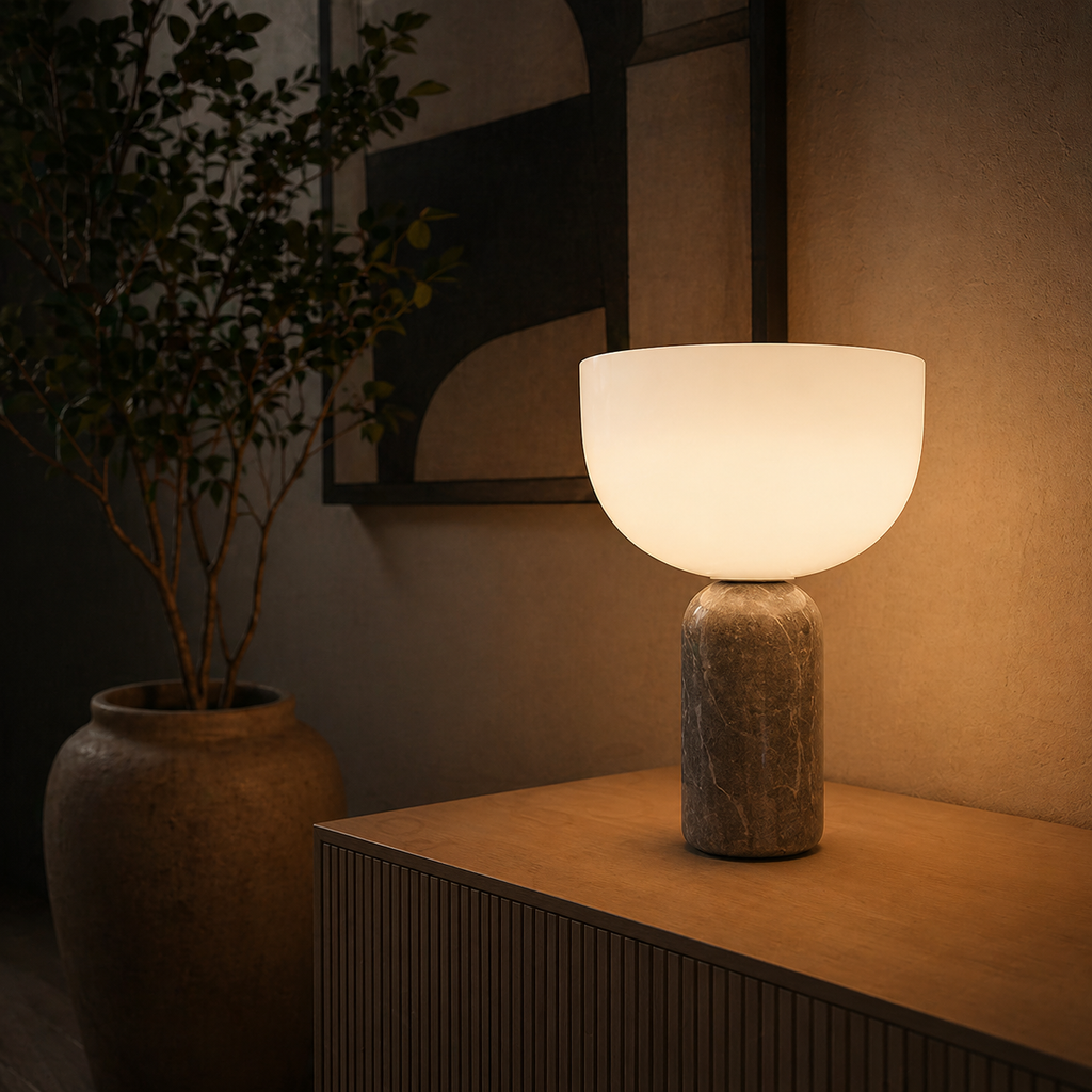 Lampe de Table LED en Marbre | Eta