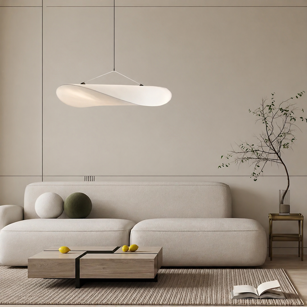 Lampe Suspendue Wabi Sabi en Soie | Kira