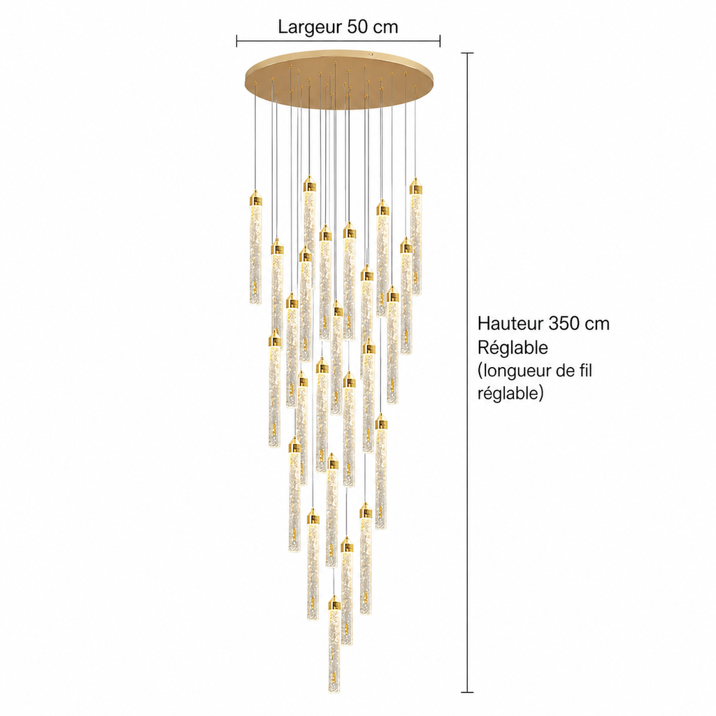 Lustre 25 Lumières Plafond Haut | Bera