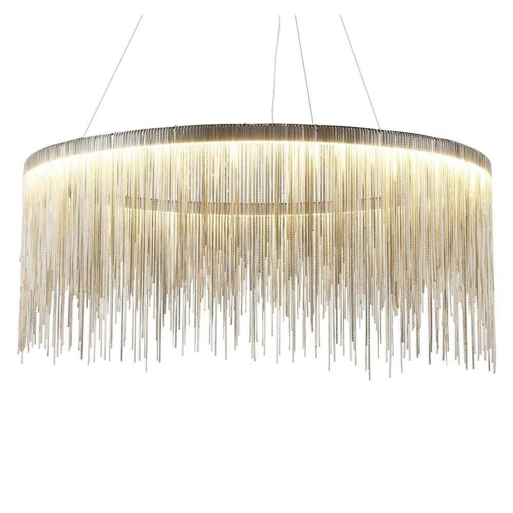 Lustre Rond Aluminium Moderne | Kalo