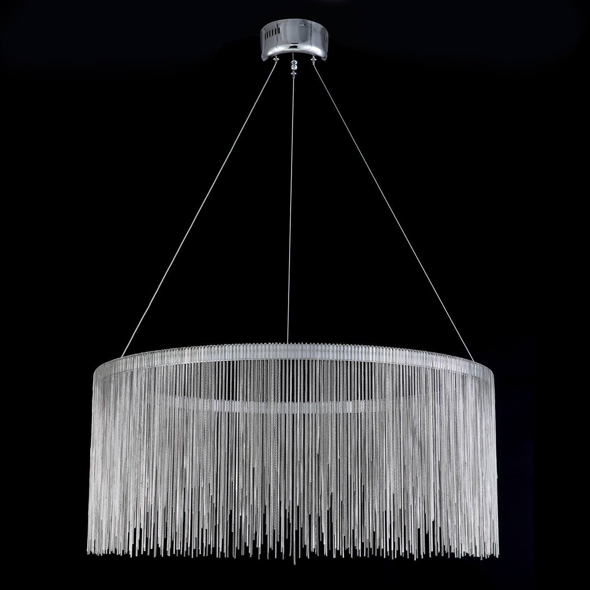 Lustre Rond Aluminium Moderne | Kalo