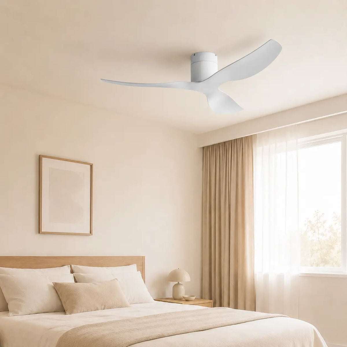 Ventilateur de Plafond Blanc Plat | Galia