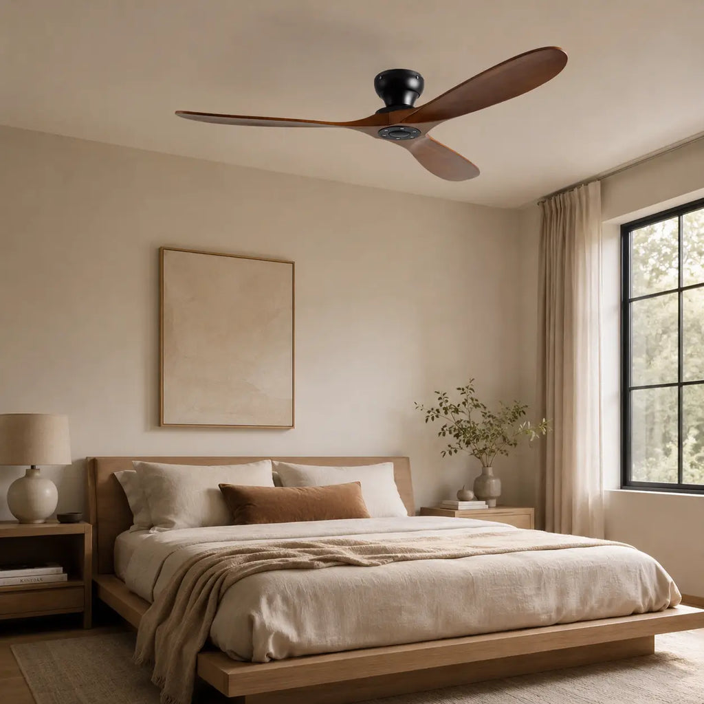 Ventilateur de Plafond Bois Foncé | Horia