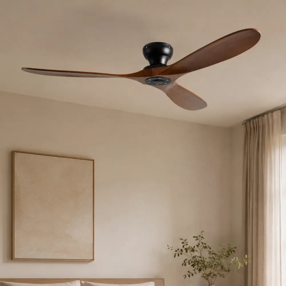 Ventilateur de Plafond Bois Foncé | Horia