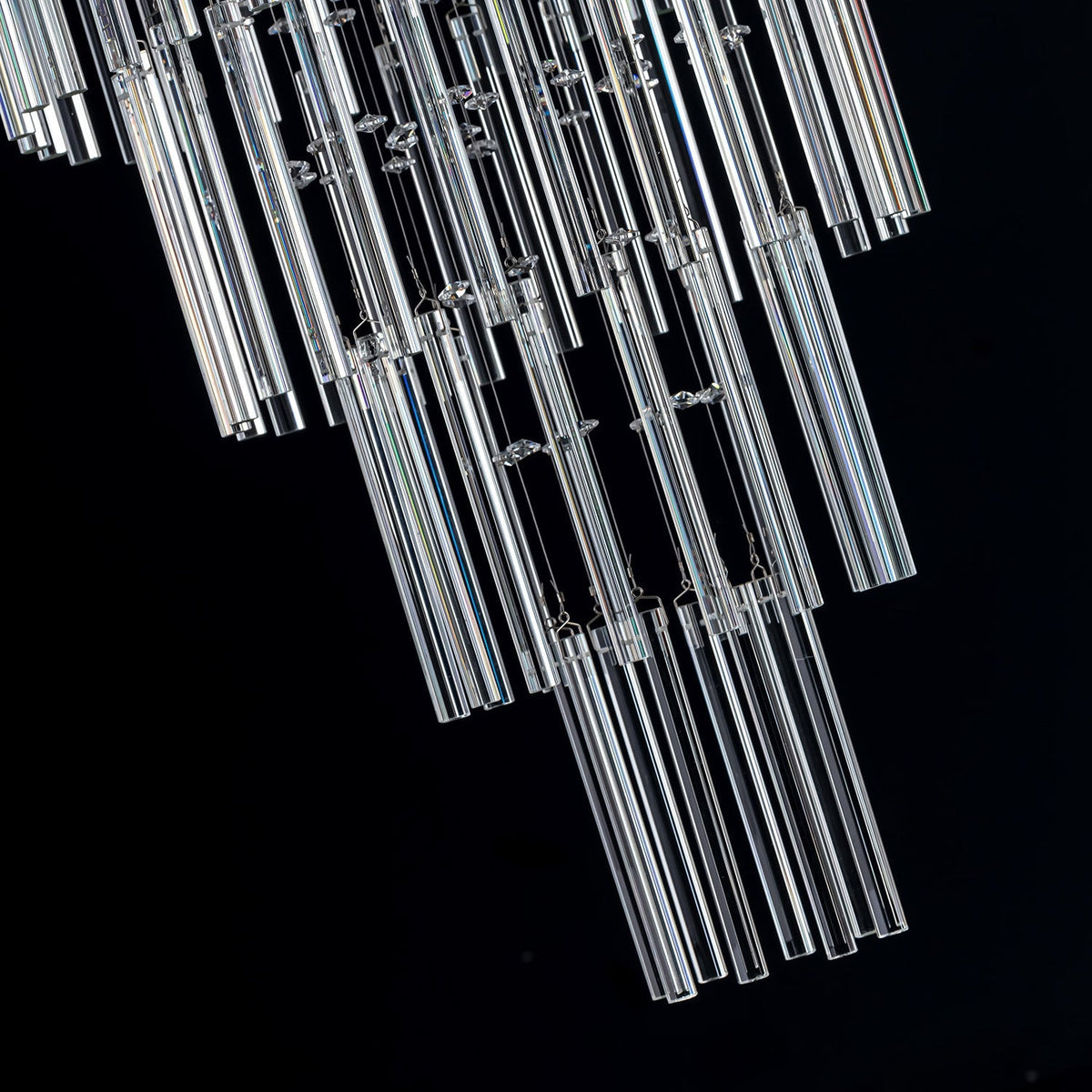 Lustre Cristal Gouttes Flottantes | Paro