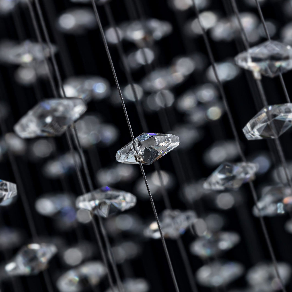 Lustre Cristal Gouttes Flottantes | Paro