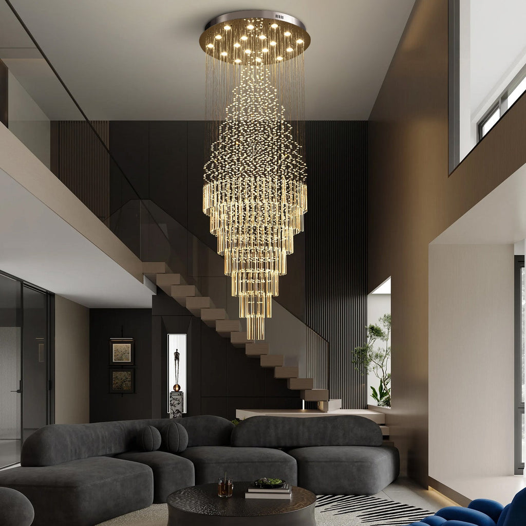 Lustre Cristal Gouttes Flottantes | Paro