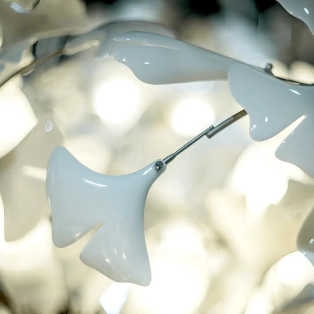 Lustre Floral Doré en Céramique | Tova
