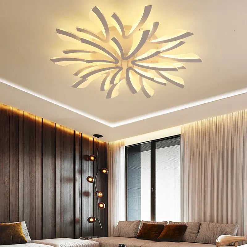 Plafonnier LED Floral en Acrylique | Lilo