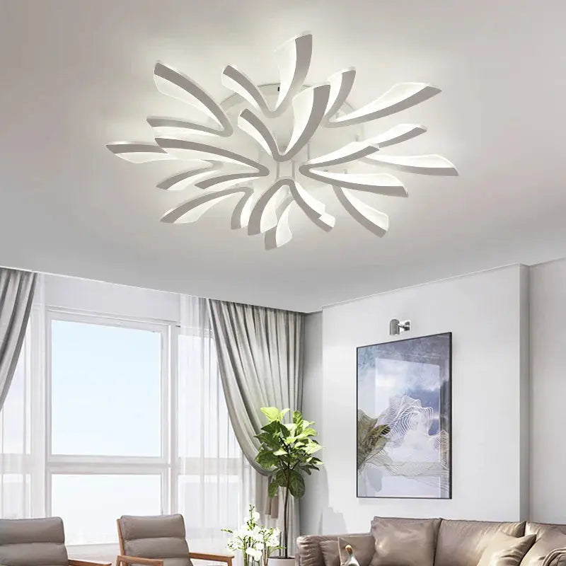 Plafonnier LED Floral en Acrylique | Lilo